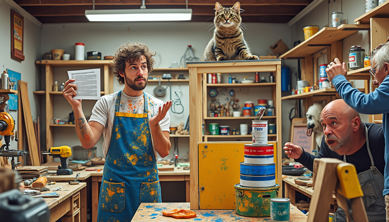 découvrez les péripéties hilarantes du bricolage à domicile dans 'les aventures comiques du bricolage maison'. un voyage amusant où les projets les plus simples se transforment en situations cocasses ! parfait pour les amateurs de diy et de bonne humeur.