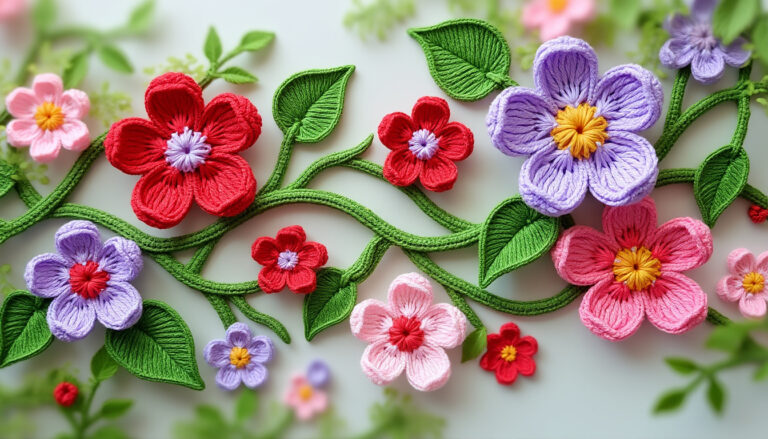 découvrez notre sélection de patrons gratuits de vignes en crochet pour créer une décoration florale éclatante. parfaits pour tous niveaux, ces modèles ajoutent une touche naturelle et élégante à votre intérieur.