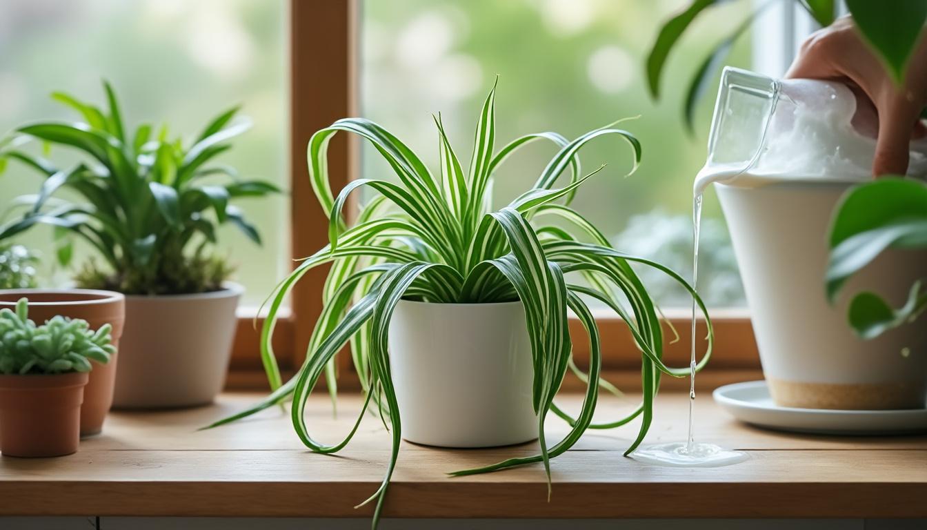 découvrez les raisons surprenantes pour lesquelles arroser vos plantes araignées avec du lait peut être bénéfique pour leur croissance et leur santé.